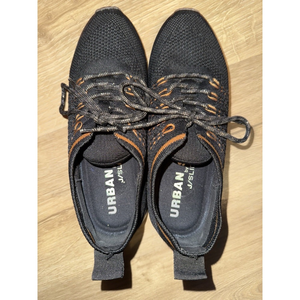 Urban Sport by‎ J/Slides Black and Brown Women's Athletic Shoes
